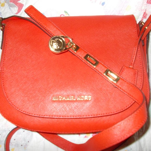 Michael Kors New Saffiano Leather Saffiano Handbag - Picture 8 of 14